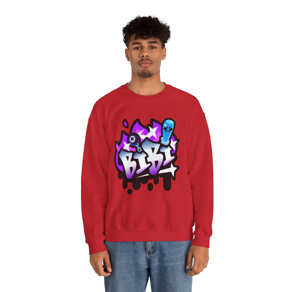 Urban Graffiti Sweatshirt | Unisex Crewneck Apparel for Streetwear Fans, Casual Style, Gift for Skateboarders, Art Lovers, Unique Outfit