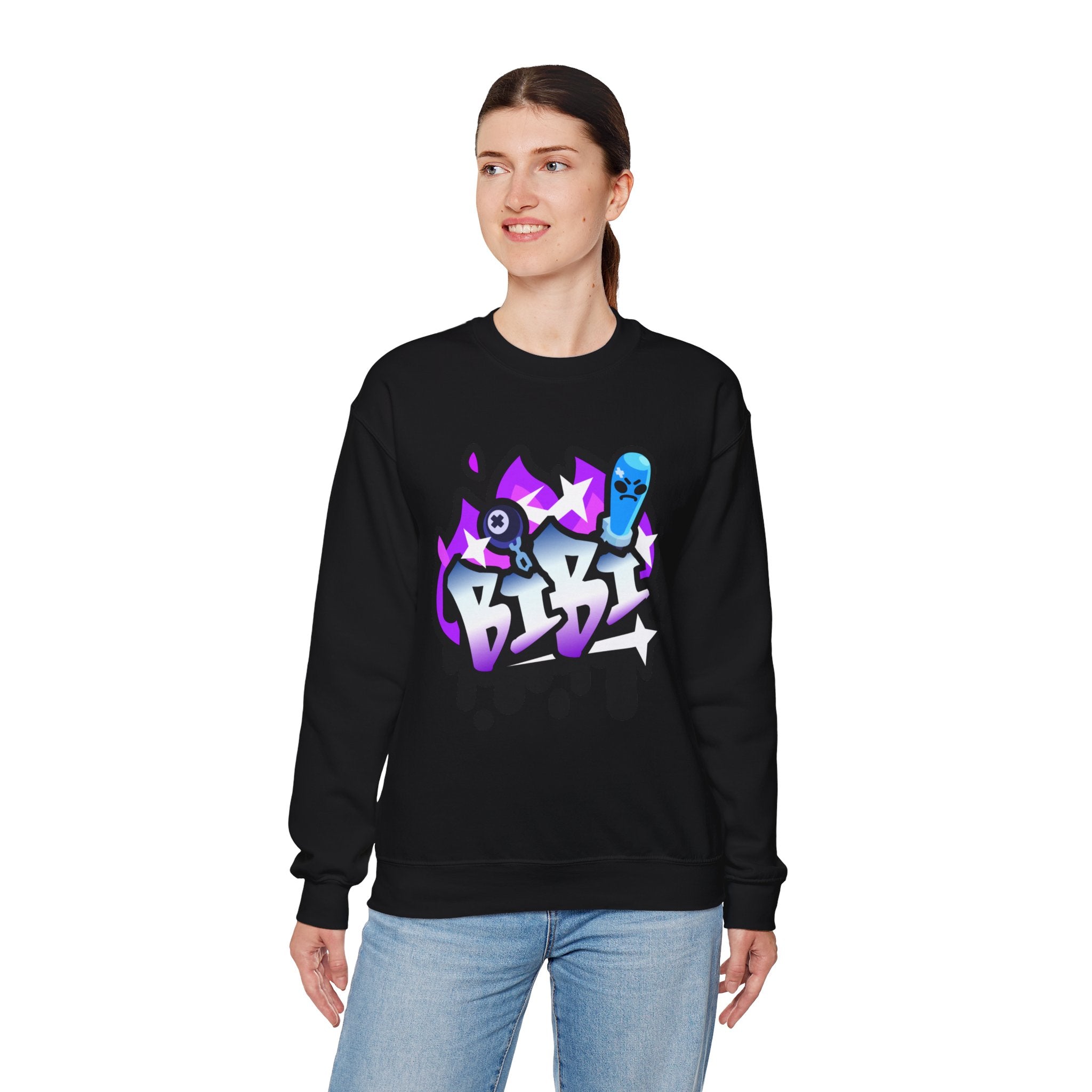 Urban Graffiti Sweatshirt | Unisex Crewneck Apparel for Streetwear Fans, Casual Style, Gift for Skateboarders, Art Lovers, Unique Outfit