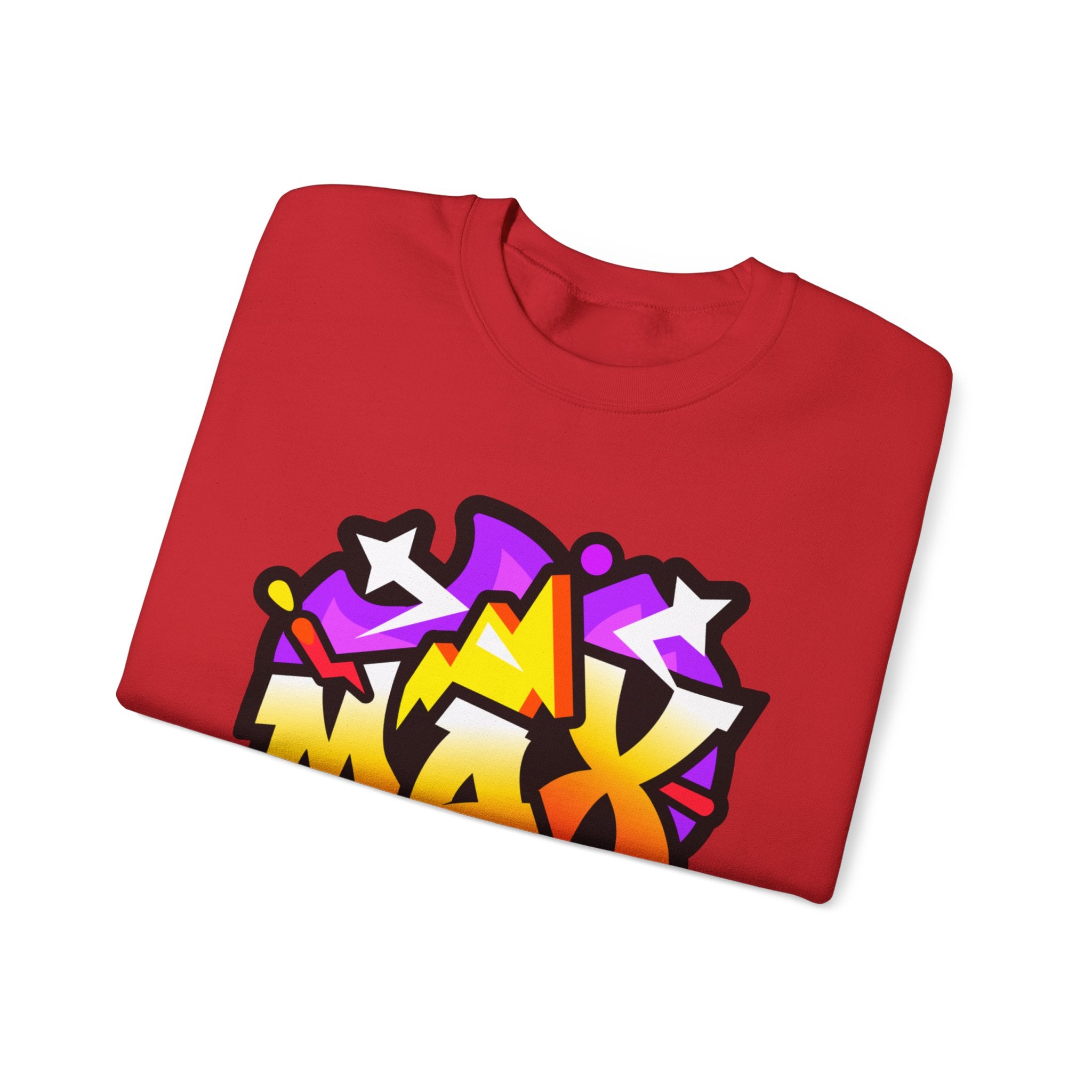 Graffiti Style Unisex Sweatshirt, Streetwear Fashion, Casual Outfit, Unique Gift for Teens, Urban Art Clothing, Comfortable Layering