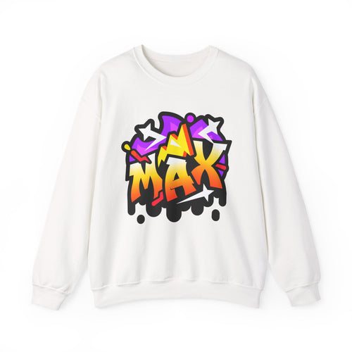 Graffiti Style Unisex Sweatshirt, Streetwear Fashion, Casual Outfit, Unique Gift for Teens, Urban Art Clothing, Comfortable Layering