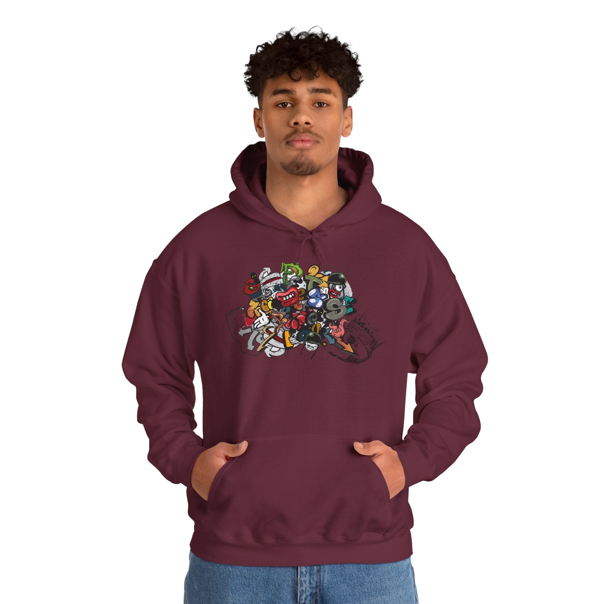Heroic Adventure Unisex Heavy Blend Hoodie - Perfect for Fans, Cozy Gift for Gamers, Casual Wear, Unique Graphic Sweatshirt