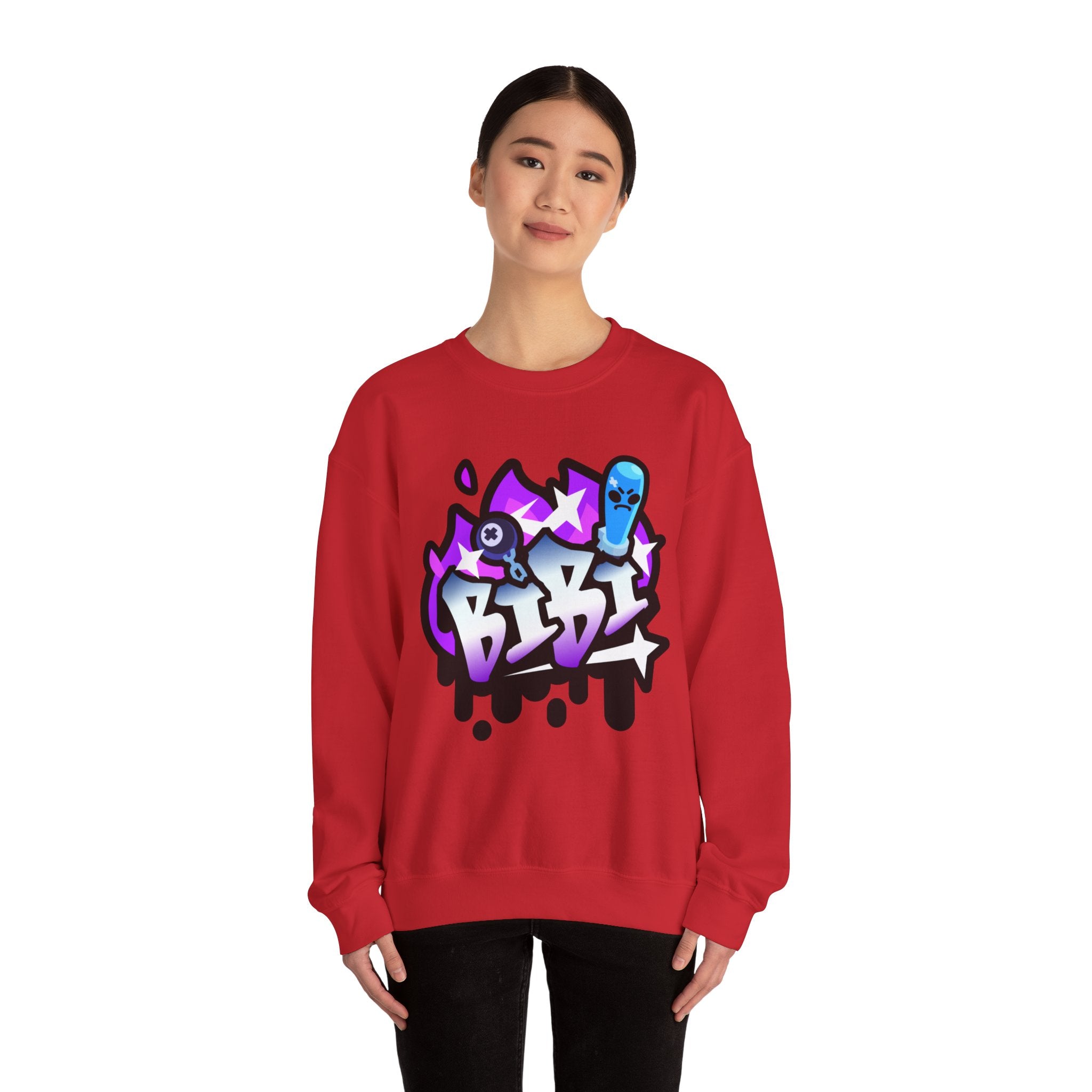 Urban Graffiti Sweatshirt | Unisex Crewneck Apparel for Streetwear Fans, Casual Style, Gift for Skateboarders, Art Lovers, Unique Outfit
