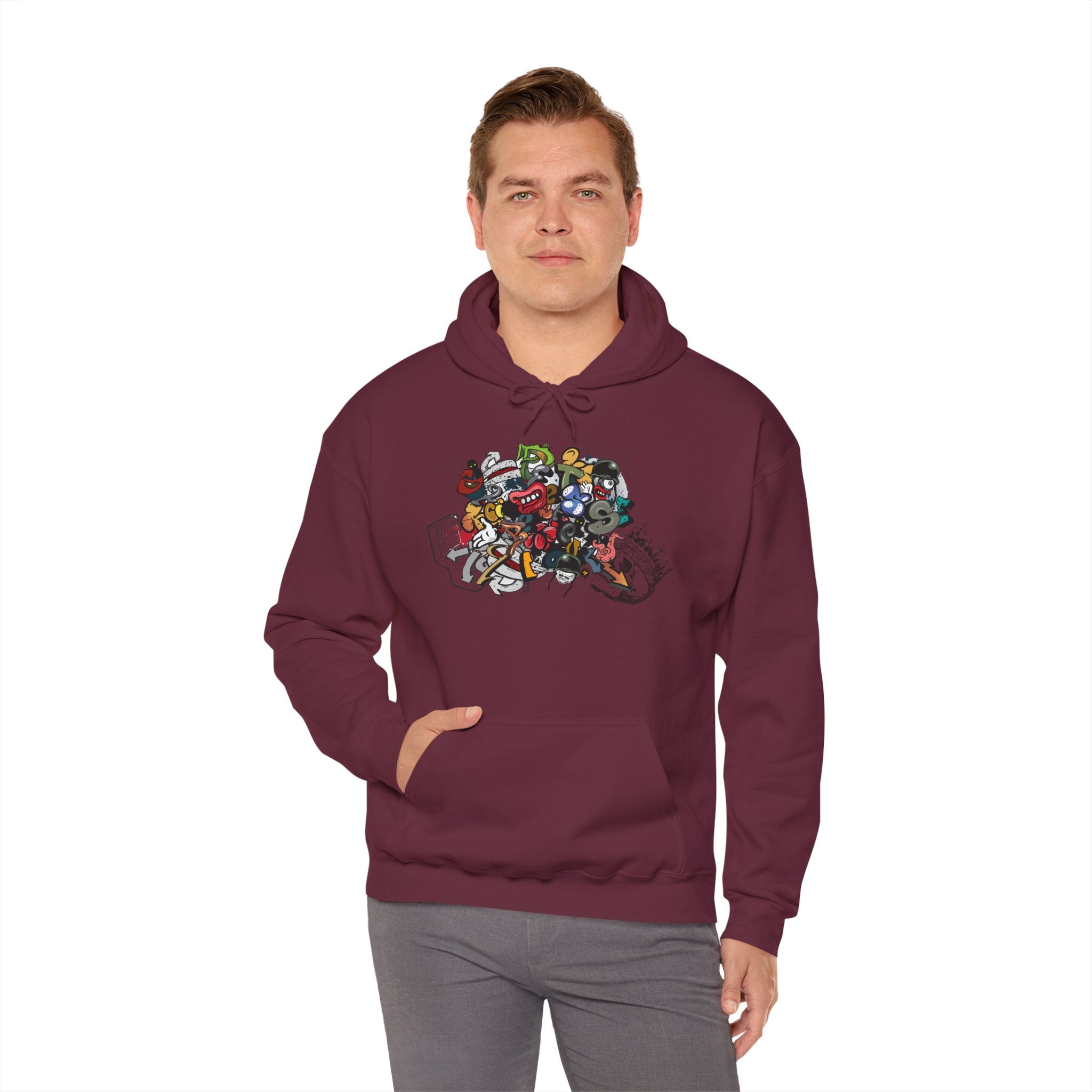 Heroic Adventure Unisex Heavy Blend Hoodie - Perfect for Fans, Cozy Gift for Gamers, Casual Wear, Unique Graphic Sweatshirt