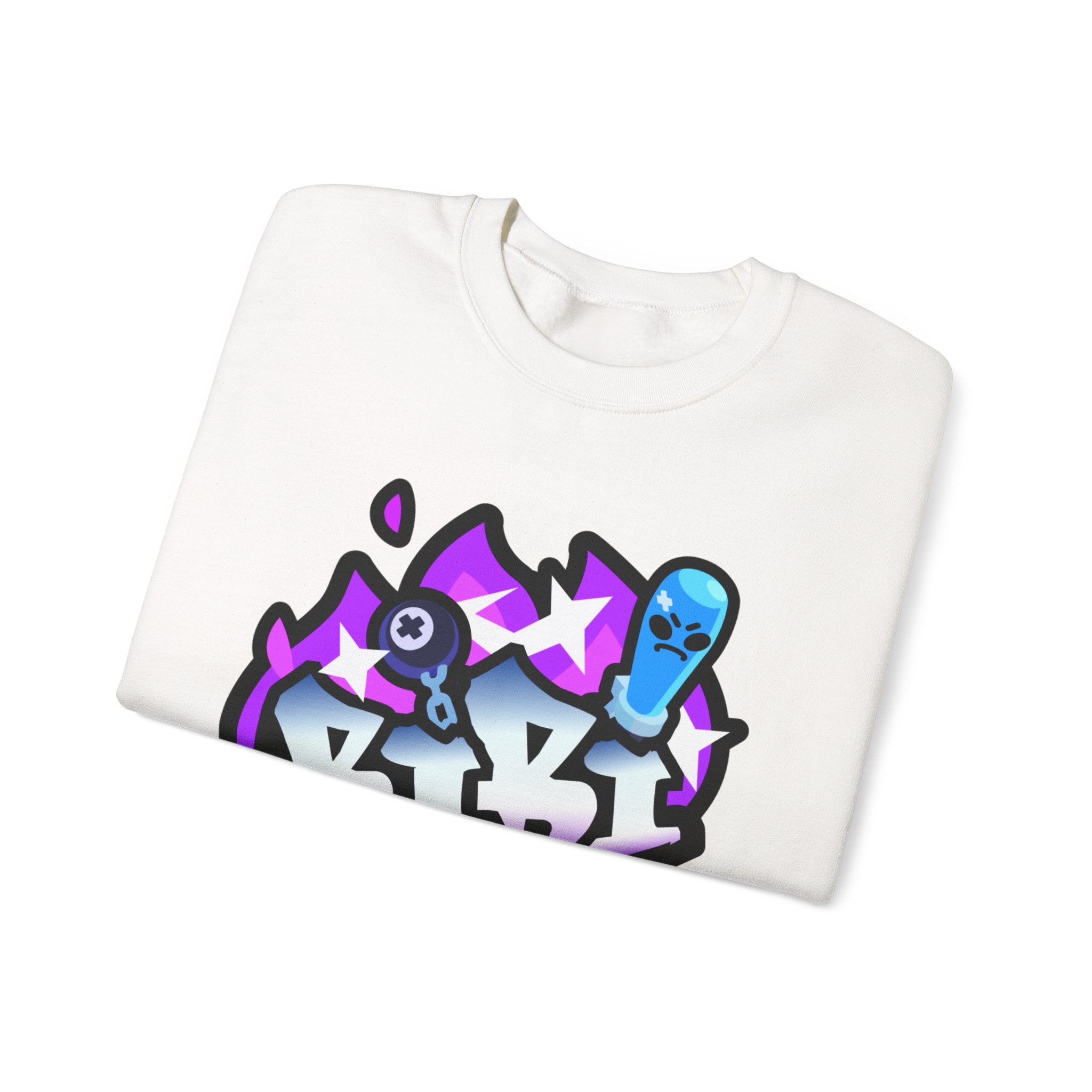 Urban Graffiti Sweatshirt | Unisex Crewneck Apparel for Streetwear Fans, Casual Style, Gift for Skateboarders, Art Lovers, Unique Outfit