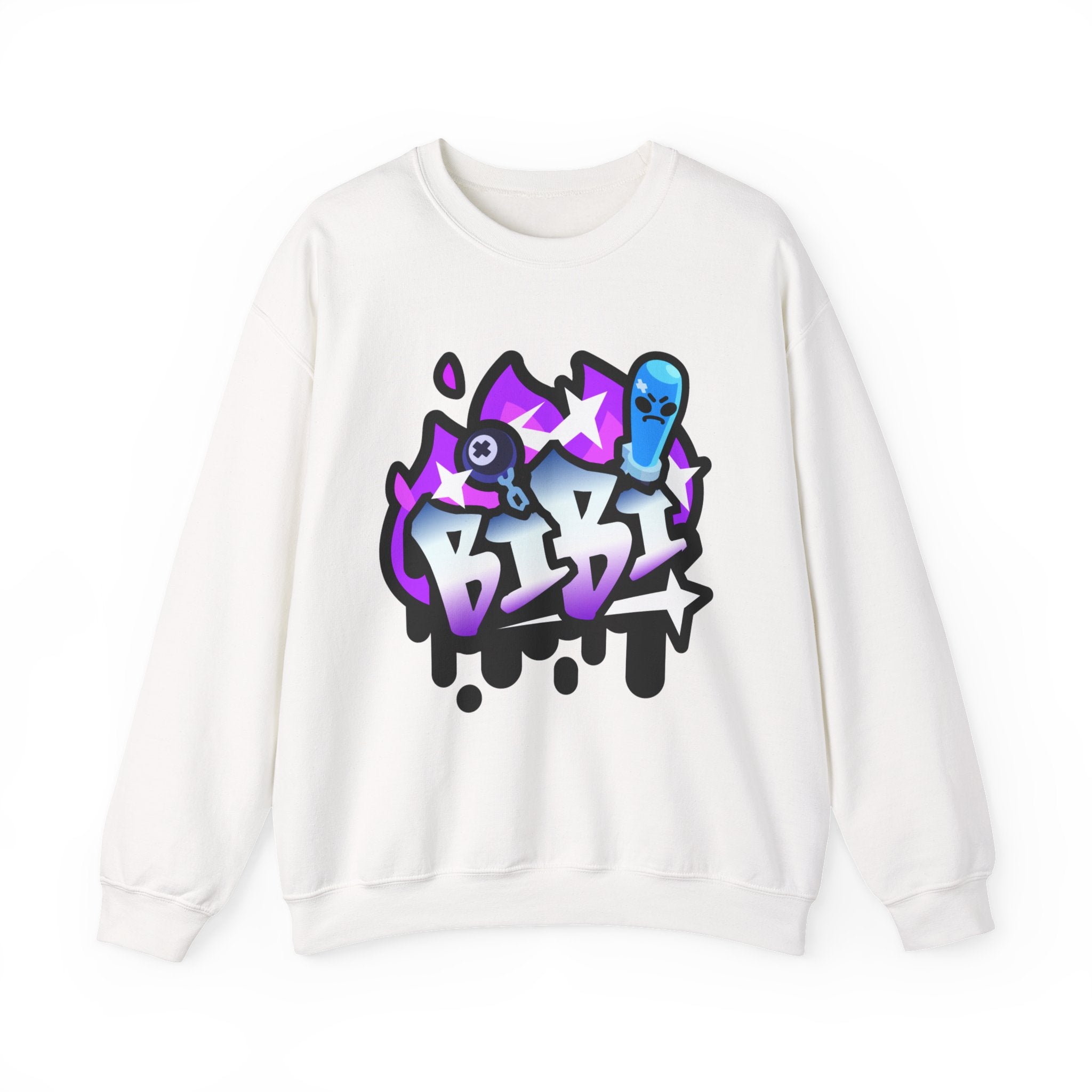 Urban Graffiti Sweatshirt | Unisex Crewneck Apparel for Streetwear Fans, Casual Style, Gift for Skateboarders, Art Lovers, Unique Outfit