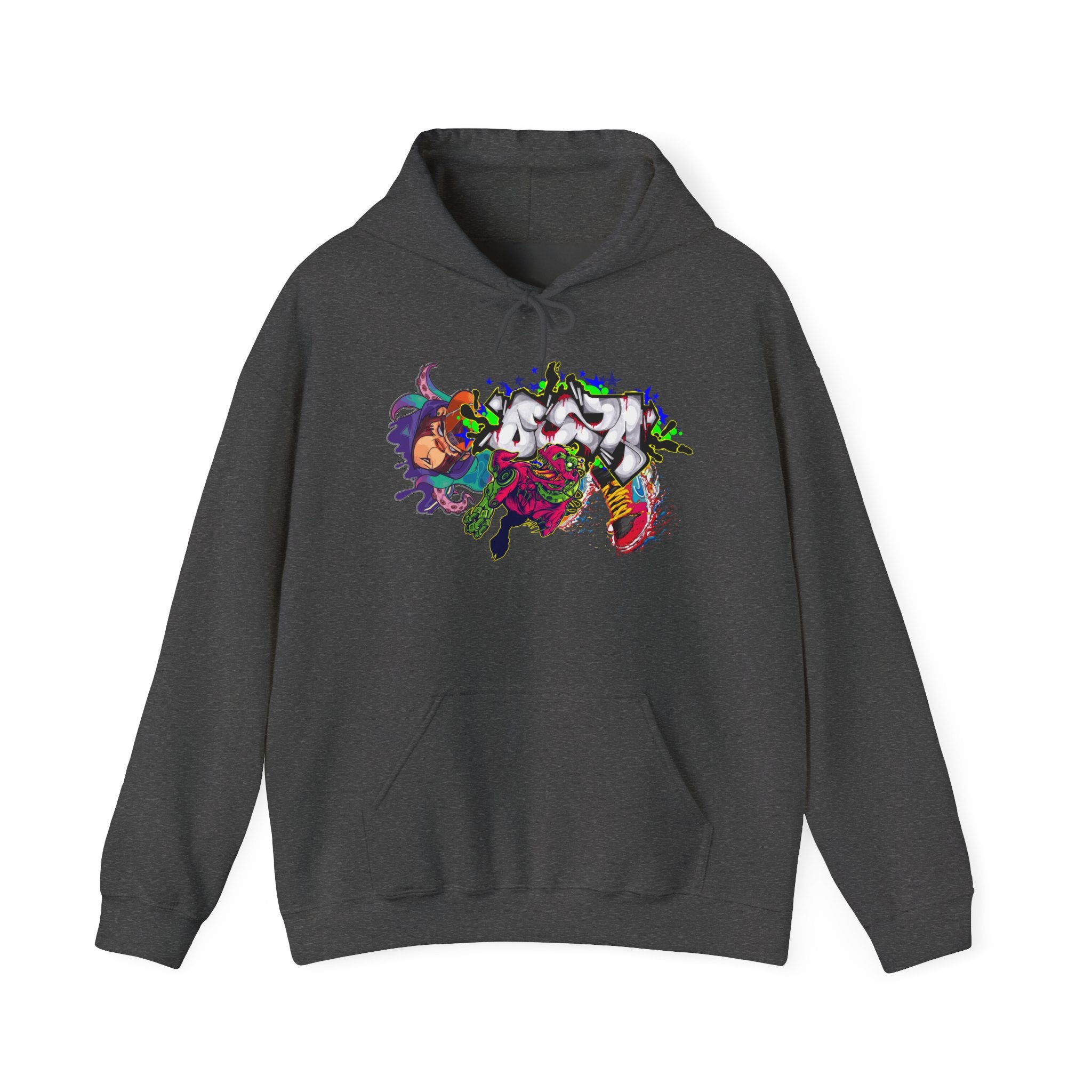 Vibrant Graphic Hoodie for Artistic Souls | Cozy Sweatshirt for Every Season, Unisex Pullover, Unique Gift, Festival Attire, Streetwear