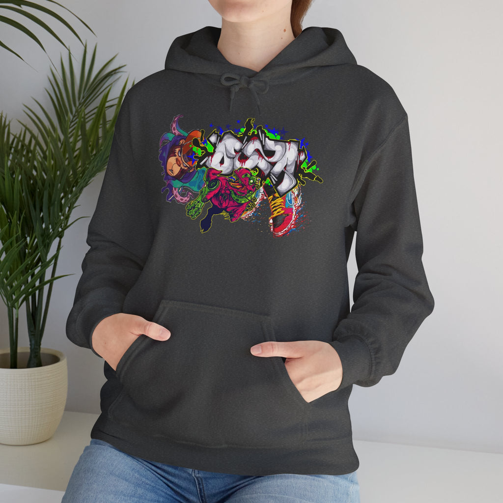 Vibrant Graphic Hoodie for Artistic Souls | Cozy Sweatshirt for Every Season, Unisex Pullover, Unique Gift, Festival Attire, Streetwear