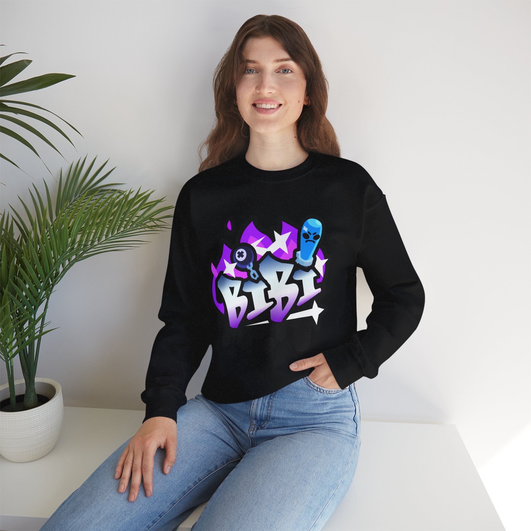 Urban Graffiti Sweatshirt | Unisex Crewneck Apparel for Streetwear Fans, Casual Style, Gift for Skateboarders, Art Lovers, Unique Outfit