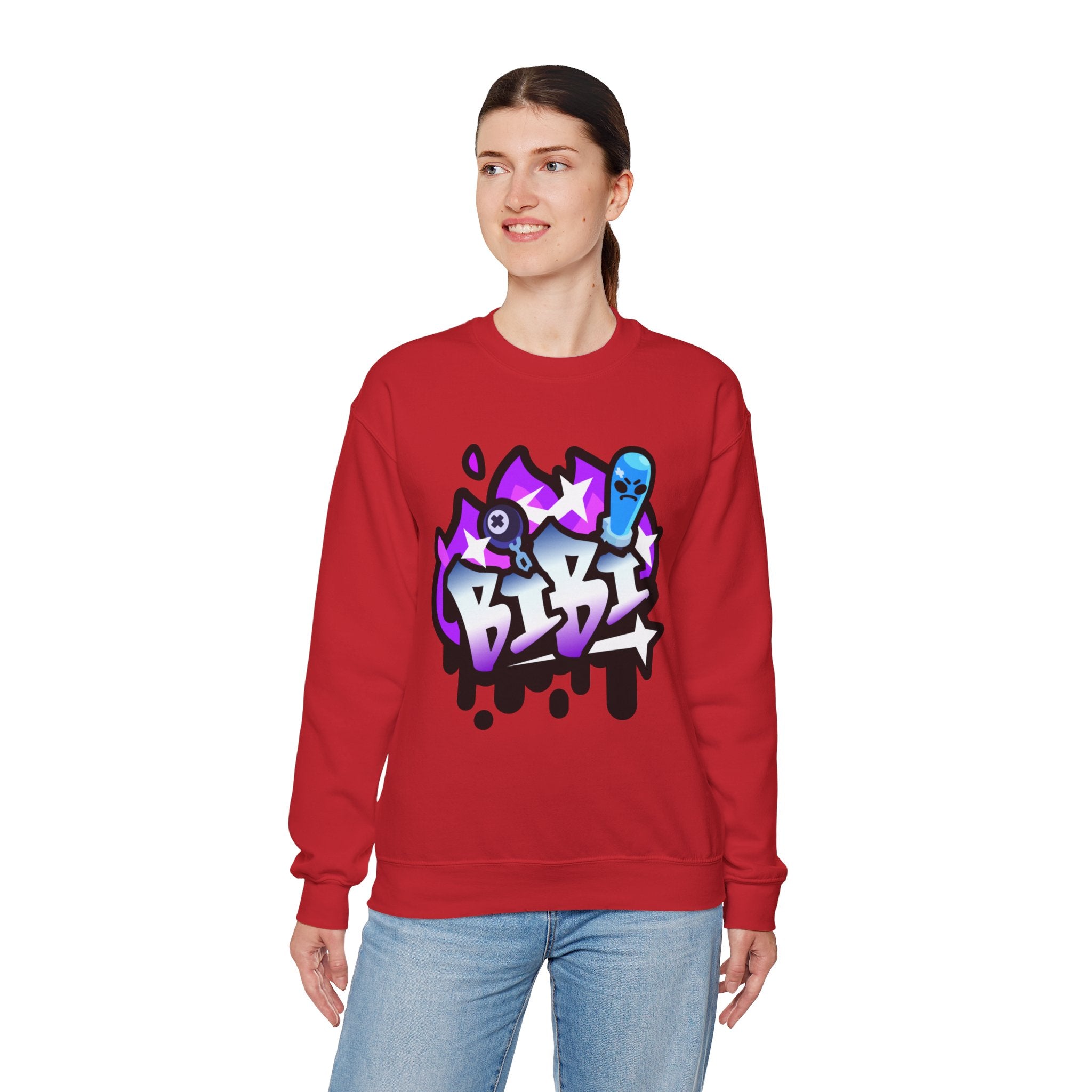 Urban Graffiti Sweatshirt | Unisex Crewneck Apparel for Streetwear Fans, Casual Style, Gift for Skateboarders, Art Lovers, Unique Outfit