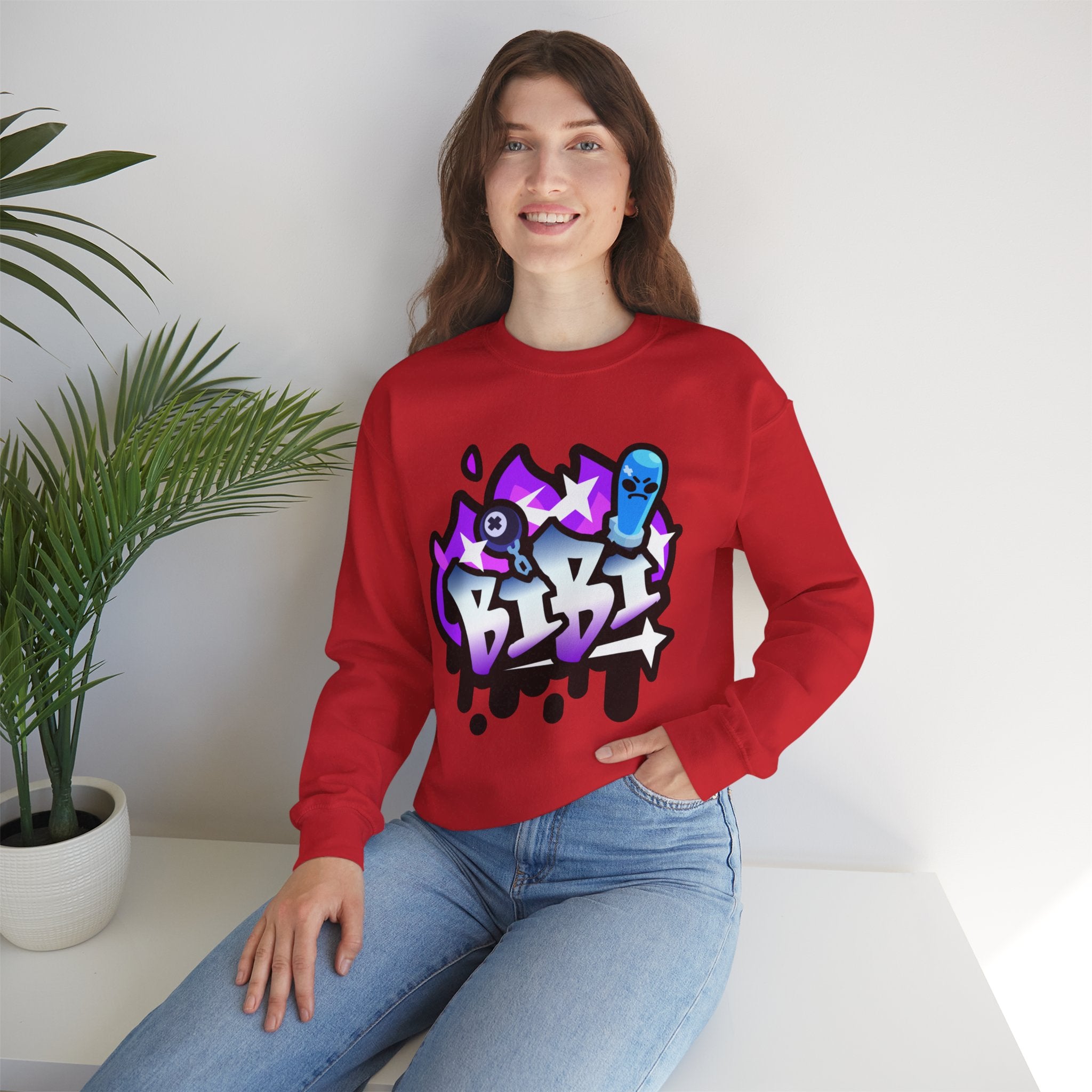 Urban Graffiti Sweatshirt | Unisex Crewneck Apparel for Streetwear Fans, Casual Style, Gift for Skateboarders, Art Lovers, Unique Outfit