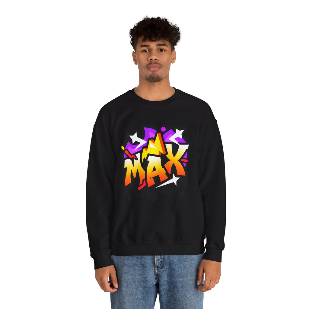 Graffiti Style Unisex Sweatshirt, Streetwear Fashion, Casual Outfit, Unique Gift for Teens, Urban Art Clothing, Comfortable Layering