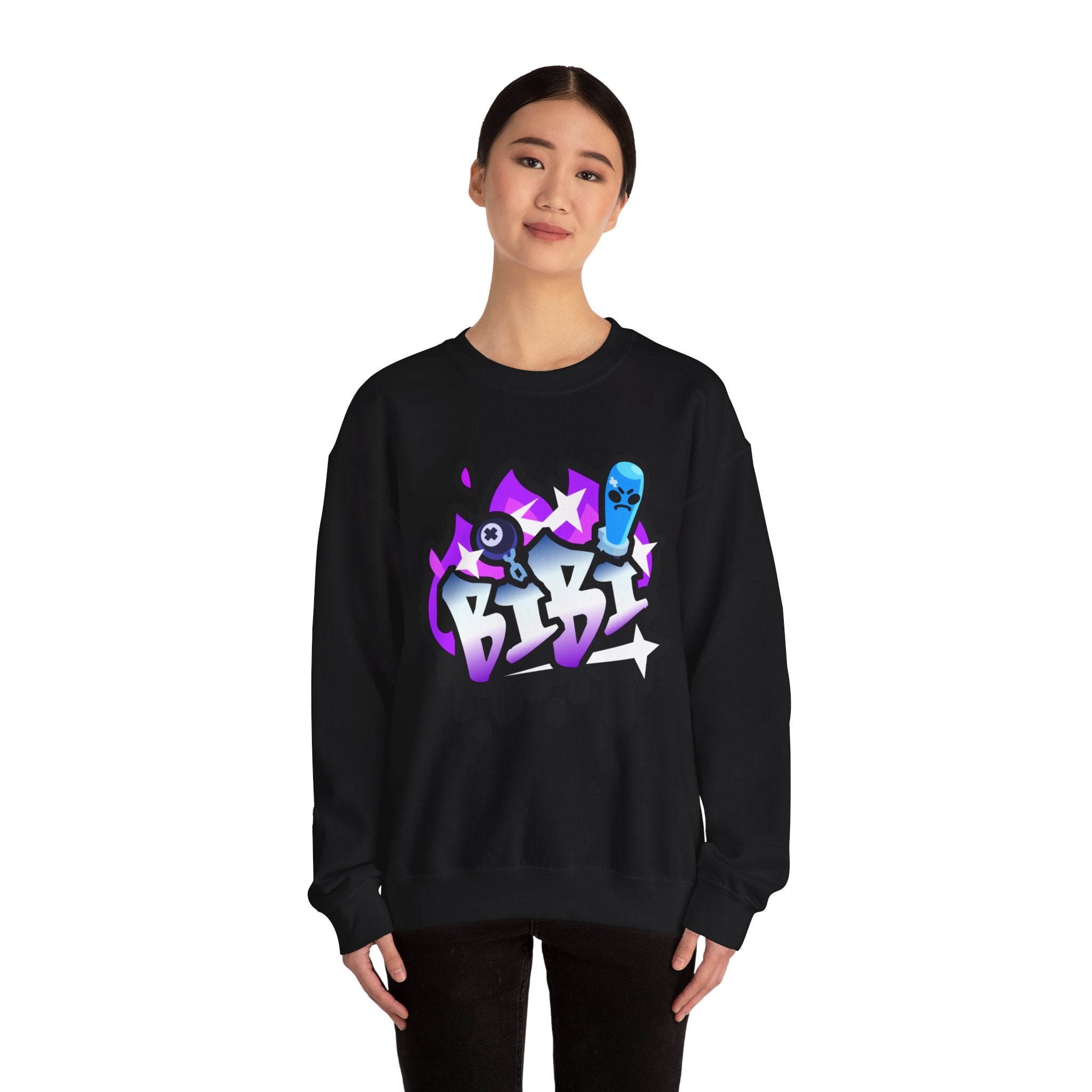 Urban Graffiti Sweatshirt | Unisex Crewneck Apparel for Streetwear Fans, Casual Style, Gift for Skateboarders, Art Lovers, Unique Outfit